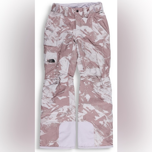 The North Face Freedom Insulated Pants Lavender Fog Tonal Mountainscape Print 2X - Picture 5 of 16